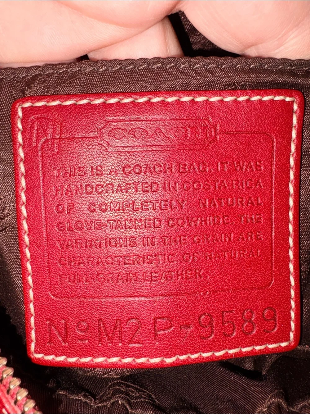 2002 Coach 9589 Red Legacy West Camera Bag Crossbody - Picture 2 of 15